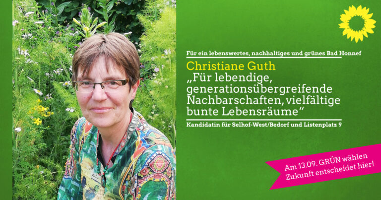 Christiane Guth, Kandidatin für Selhof-West/Bedorf und Platz 9 auf der Liste
