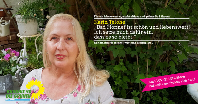Karin Telohe, Kandidatin für Honnef West und Listenplatz 7