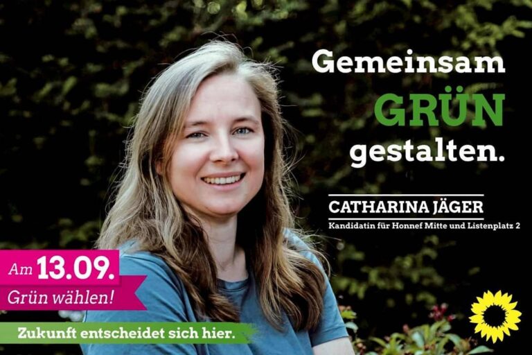 Catharina Jäger, Kandidatin für Honnef-Mitte und Platz 2