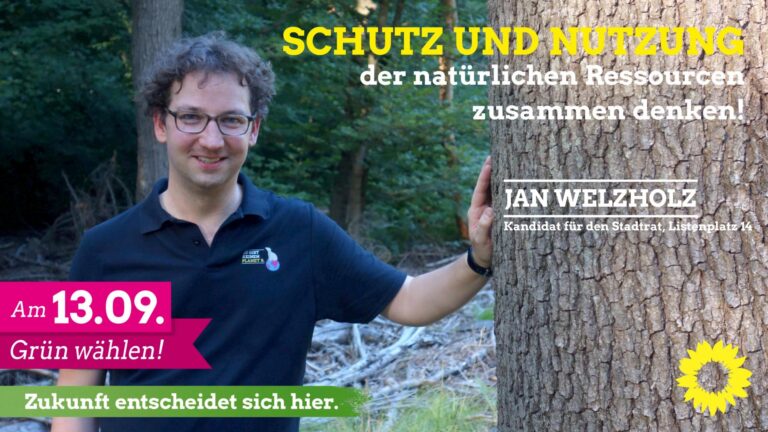 Jan Carl Welzholz – unser Kandidat auf Listenplatz 14 🌻