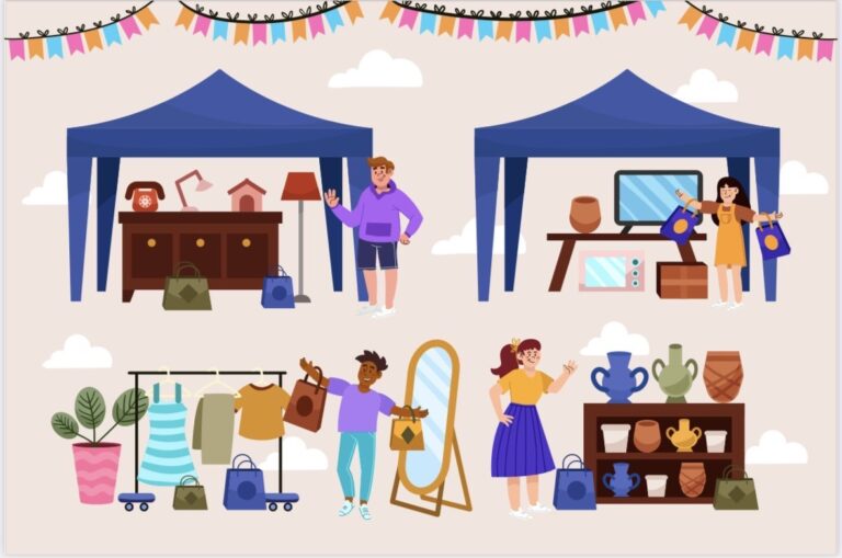 Birte Karst setzt sich für Hofflohmärkte ein